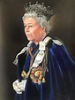 Queen Elizabeth Ii, Painting by Maria Parascan | Artmajeur