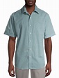 Arrow Men's Hamilton Poplin Wrinkle Free Short Sleeve Shirt - Walmart.com