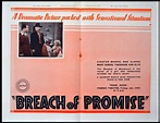 BREACH OF PROMISE | Rare Film Posters