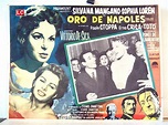 "ORO DE NAPOLES" MOVIE POSTER - "L'ORO DI NAPOLI" MOVIE POSTER