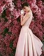 Audrey Hepburn Pink Flowers B - Fine Art Global