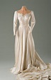 Dina Merrill's Wedding Dress | Dresses, Satin wedding gown, Wedding dresses