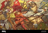 Sempachkrieg 1385 - 1386, Schlacht bei Sempach, 9.7.1386, Sieg der ...
