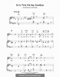 Ev'ry Time We Say Goodbye by C. Porter - sheet music on MusicaNeo