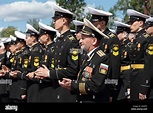 St. Petersburg, Russia - June 4, 2016: Cadets of Kronstadt naval cadet ...