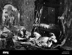 La muerte de Guillermo el Conquistador, 1087: siglo xix ilustración en ...