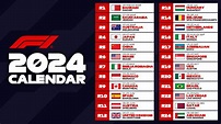Formula 1 announces calendar for 2024 | Formula One World Championship ...