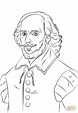 William Shakespeare coloring page | Free Printable Coloring Pages