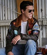 Maverick Tom Cruise Top Gun Leather Jacket with Patches - Jackets Masters