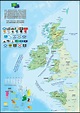 Les six nations celtiques carte multilingue | Geobreizh