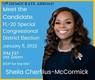 Meet Sheila Cherfilus-McCormick - FL-20 Candidate - Democrats Abroad