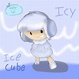Ice cube from bfdi bfb by abbylynlol on DeviantArt