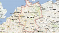 Germany Map Google | Oppidan Library
