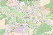 Karte von Königsbrück :: Deutschland Breiten- und Längengrad ...