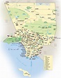 Los Angeles County Map - Ontheworldmap.com