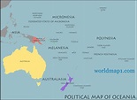 Oceania Map - Guide of the World
