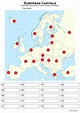 Nice Map Of Europe Capitals Quiz Europe Map Europe Europe Facts ...