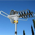 Able Signal Amplified HD Digital Outdoor HDTV Antenna with Motorized ...