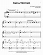 Time After Time (Very Easy Piano) - Print Sheet Music Now