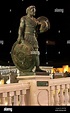 Statue of King Alexander I of Macedon (reign from 498-454 BC) in Skopje ...