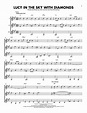 Lucy In The Sky With Diamonds Sheet Music | The Beatles | Guitar Ensemble