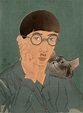 Tsuguharu Foujita - International cat-lover with don't care hair