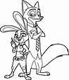 Zootopia Coloring Pages Free at GetColorings.com | Free printable ...