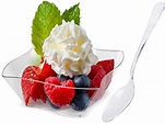 Lawei 100 pack 5 oz Mini Dessert Cups with Spoons – Mini Dessert Pla ...