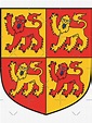 "Arms of Llywelyn the Great [Escutcheon]" Sticker for Sale by jorellaf ...