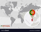 Portugal On The World Map – Interactive Map