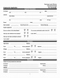 Free Printable Job Application Template