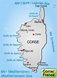 Mapa de Córcega como un mapa general en gris Foto de archivo - 24988827 ...