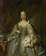 Anna of Hannover (1709-59). Wife of Prince William IV. 1753 Painting ...