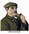 Arthur Conan Doyle By Alexei Talimonov | Famous People Cartoon | TOONPOOL