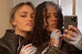 Lily-Rose Depp is spotted kissing with new girlfriend rapper 070 Shake ...