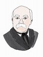 George Clemenceau Print | Character, Male sketch, Art