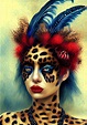 Wild tiger woman Digital Art by Gali Gilor - Fine Art America