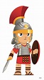 Roman soldier cartoon | Roma para niños, Historias de la biblia para ...