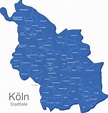 Köln Ortsteile Karte - goudenelftal