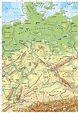 Diercke Weltatlas - Kartenansicht - Deutschland - Physische Karte - 978 ...