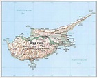 Large general map of Cyprus | Cyprus | Asia | Mapsland | Maps of the World
