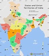 states-and-union-territories-of-india - Maps of India