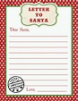 Letter to Santa Free Printable Download