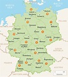 Cartina Geografica della Germania e mappa interattiva - Germania.life