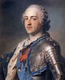 Portrait of King Louis XV Artist: Maurice Quentin de La Tour Completion ...