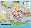 Double Decker City Tour Map | City Sightseeing Toronto | Niagara falls ...