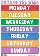 Free Printable Days Of The Week Poster