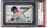 1951 Bowman Mickey Mantle #253 PSA Mint 9.... Baseball Cards | Lot ...