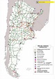 Mapa De Rutas De Argentina Mapa De Argentina Images