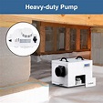 212 Pints Crawl Space Dehumidifier with Pump and Drain Hose | COLZER C